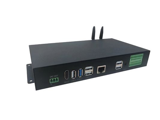 Fanless埋め込まれたパネルのPC EMMC産業埋め込まれた箱のPC HDMI